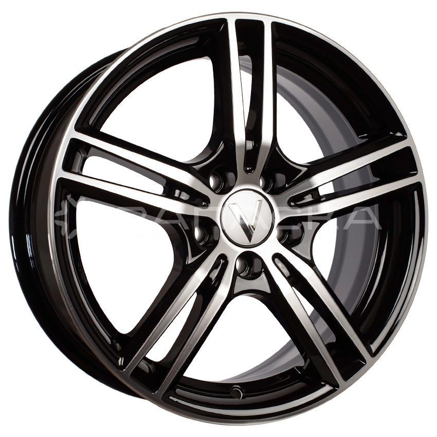 16 Вектор B223 6.5*16 5*100 ET40 D67.1 Алмаз черный B223