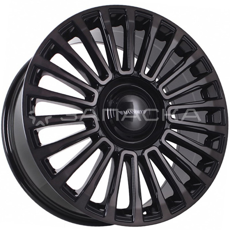 22 FF 395 9.0*22 5*150 ET40 D110.0 Black Machined Face + Black Coating 395