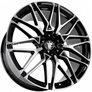 20 FF QC1548 10.5*20 5*112 ET40 D66.6 Black Polish QC1548