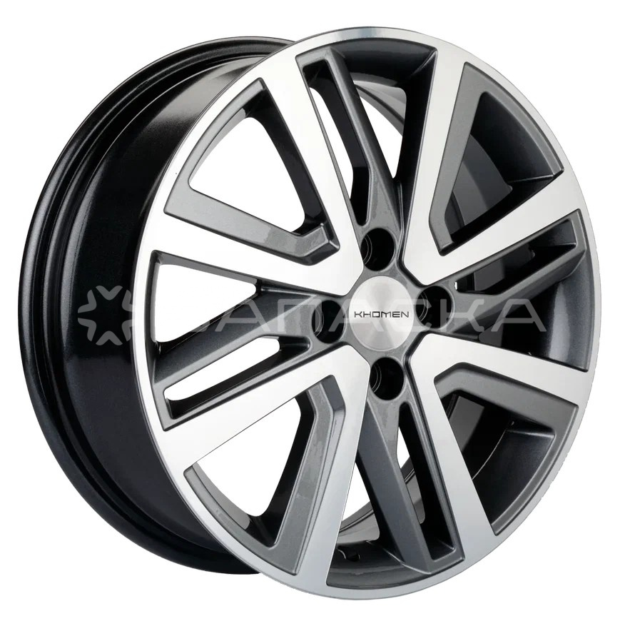 16 Khomen KHW1609 Stepway 6.0*16 4*100 ET37 D60.1 GRAY-FP KHW1609