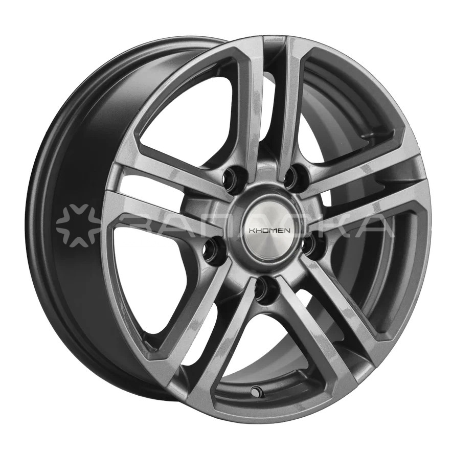16 Khomen KHW1602 Niva 4x4 6.5*16 5*139.7 ET40 D98.5 GRAY KHW1602