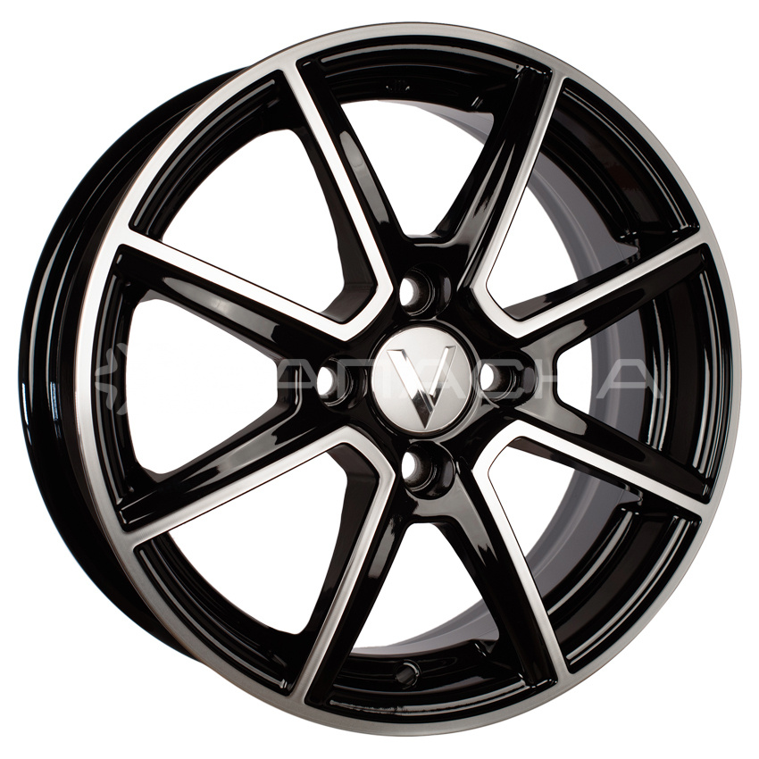 14 Вектор K101 5.5*14 4*98 ET38 D58.5 Алмаз черный K101