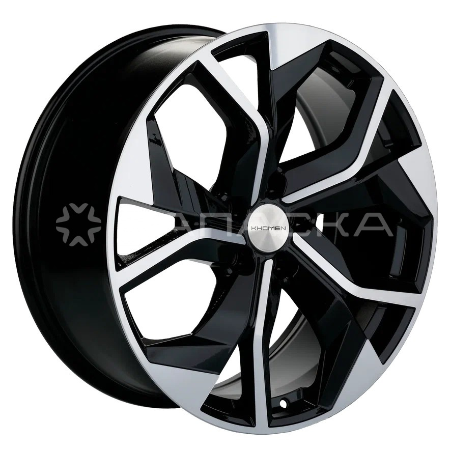20 KHOMEN 2006 Q8 8.5*20 5*112 ET20 D66.5 BLACK-FP 2006 Q8