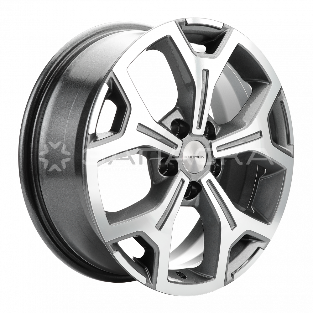 17 Khomen KHW1710 ZV 17 Chery tigo 7pro 6.5*17 5*108 ET33 В60.1 GRAY-FP KHW1710