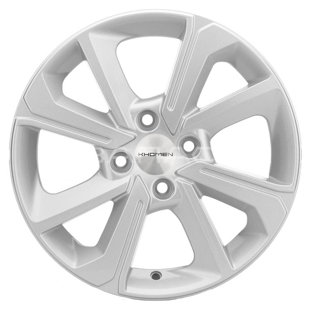 15 Khomen KHW1501 Rio II 6.0*15 4*100 ET46 D54.1 F-SILVER KHW1501