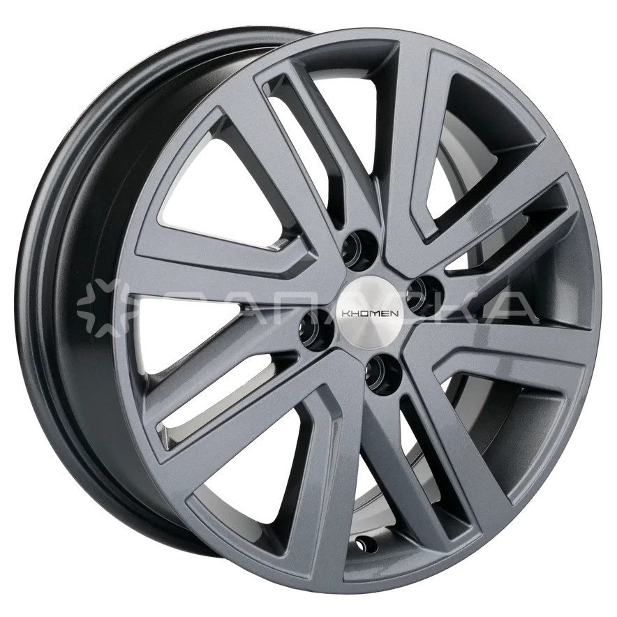 16 Khomen KHW1609 Stepway 6.0*16 4*100 ET37 D60.1 GRAY KHW1609