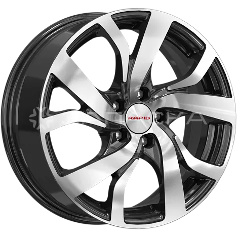 15 КиК Палермо 6.0*15 5*108 ET50 D63.35 алмаз черный Палермо