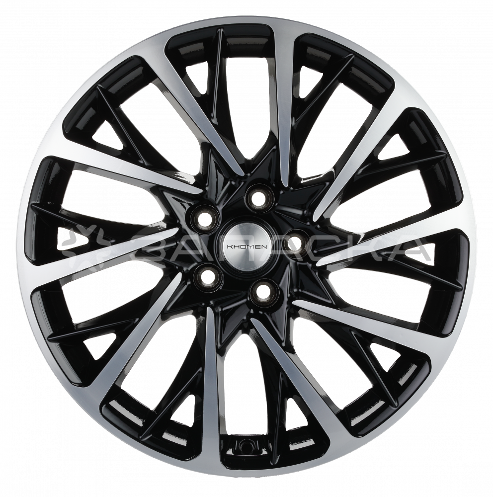 18 Khomen KHW1804 ZV FAW Besturn X40 7.5*18 5*114.3 ET40 D57.1 BLACK-FP KHW1804