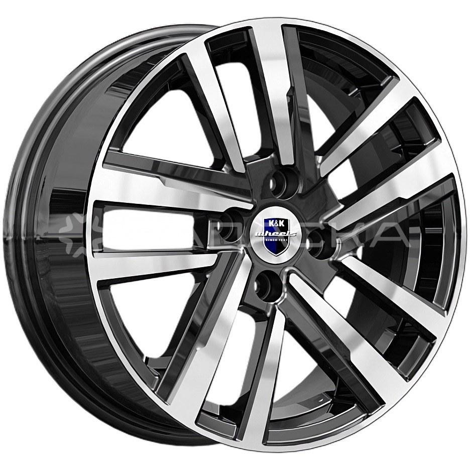 15 КиК Хант 6.0*15 4*100 ET40 D60.1 алмаз черный Хант