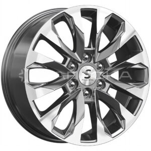 20 SKAD Premium Series КР014 Jetour T2 8.0*20 5*108 ET39 D60.1 Diamond gloss graphite КР014
