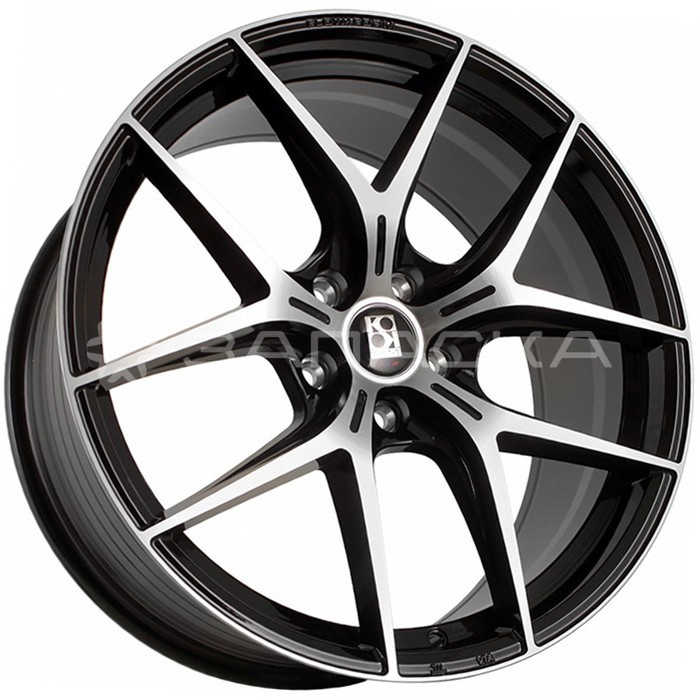 19 KoKo Kuture FF006 8.5*19 5*114.3 ET35 D73.1 Gloss Black Face FF006