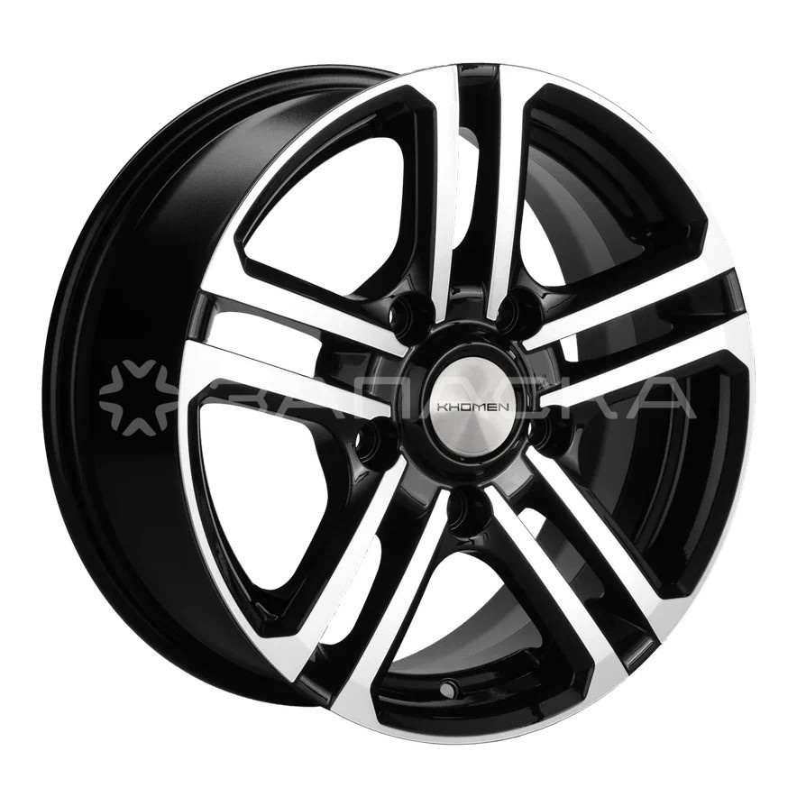 16 Khomen KHW1602 Niva 4x4 6.5*16 5*139.7 ET40 D98.5 BLACK-FP KHW1602