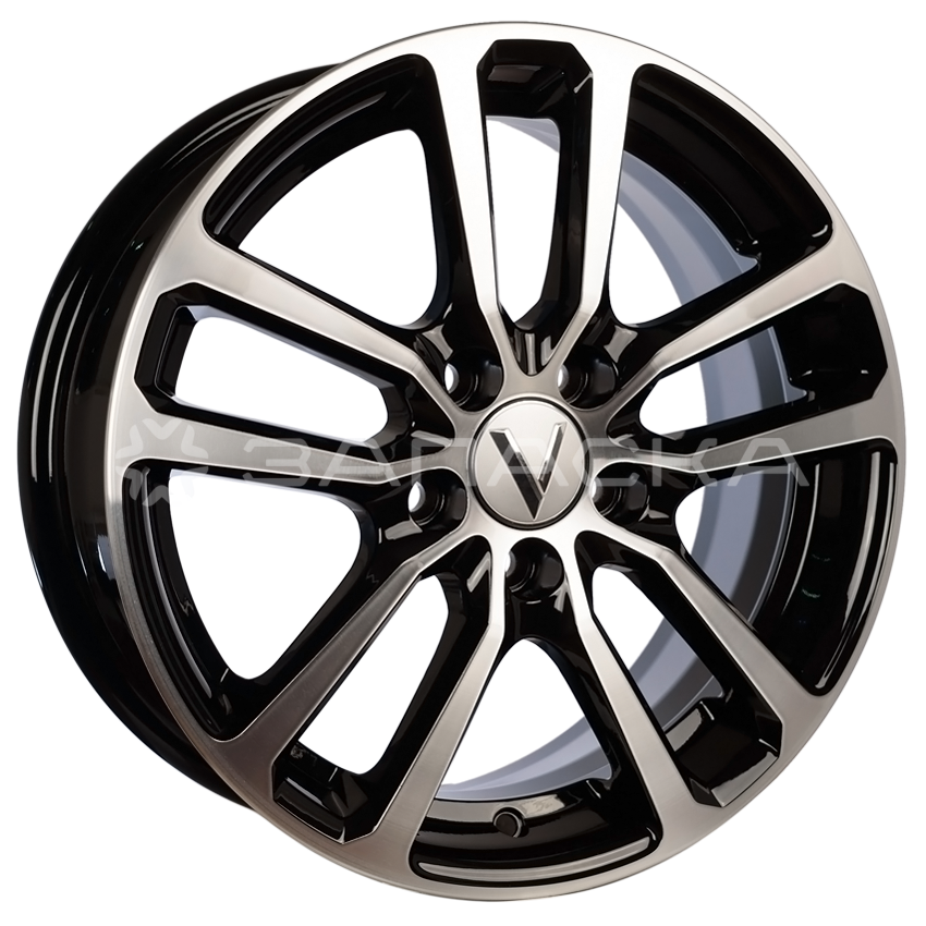 15 Вектор B209 6.0*15 5*100 ET40 D67.1 Алмаз черный B209