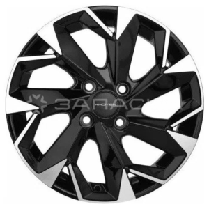 14 Khomen KHW1402 ZV Accent/Getz/i20 5.5*14 4*100 ET38 D67.1 BLACK-FP KHW1402