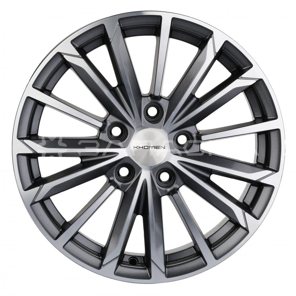 16 Khomen KHW1611 ZV Duster/Kaptur/Terrano 6.5*16 5*114.3 ET50 D66.1 GRAY-FP KHW1611