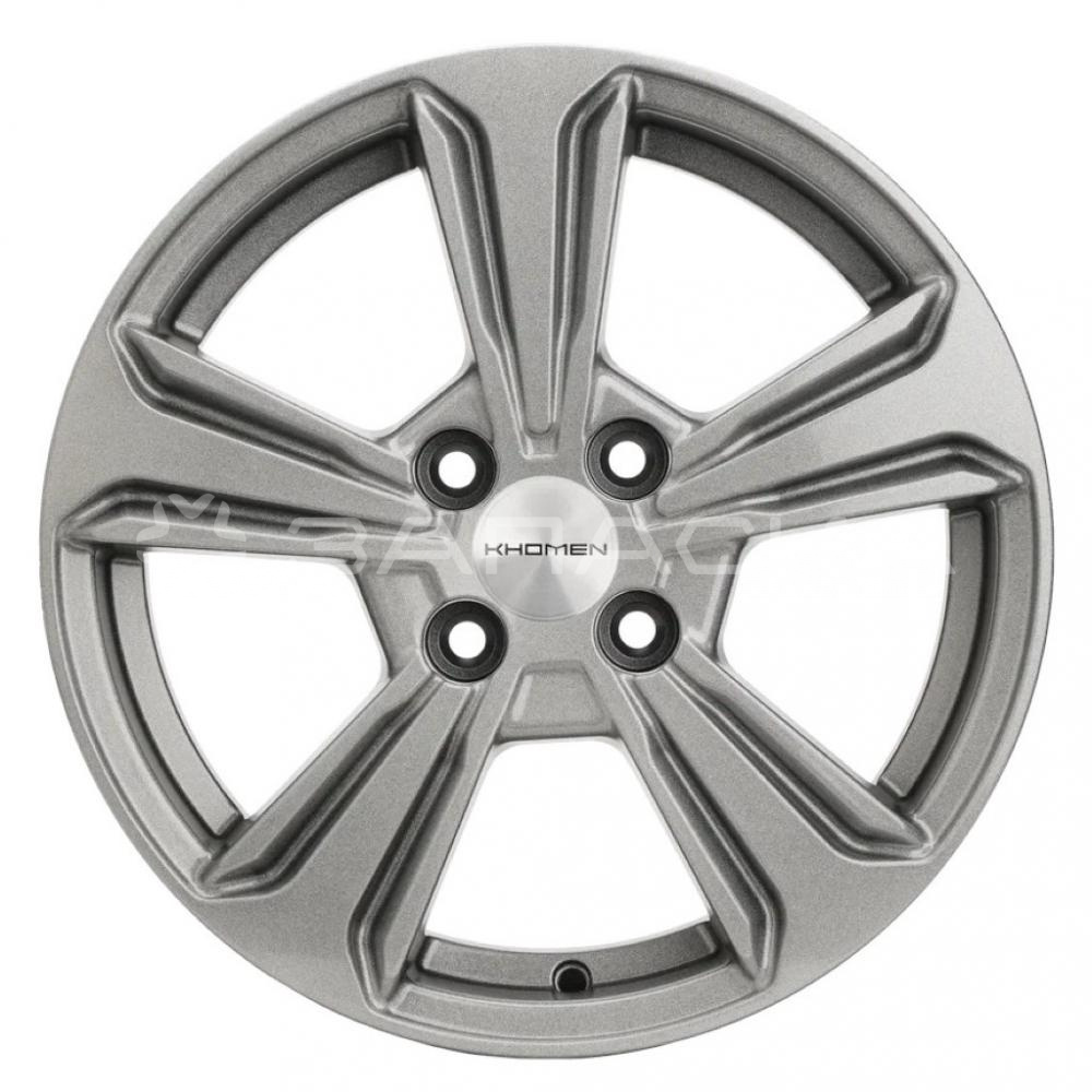 15 Khomen KHW1502 Solaris II 6.0*15 4*100 ET46 D54.1 G-SILVER-FP KHW1502