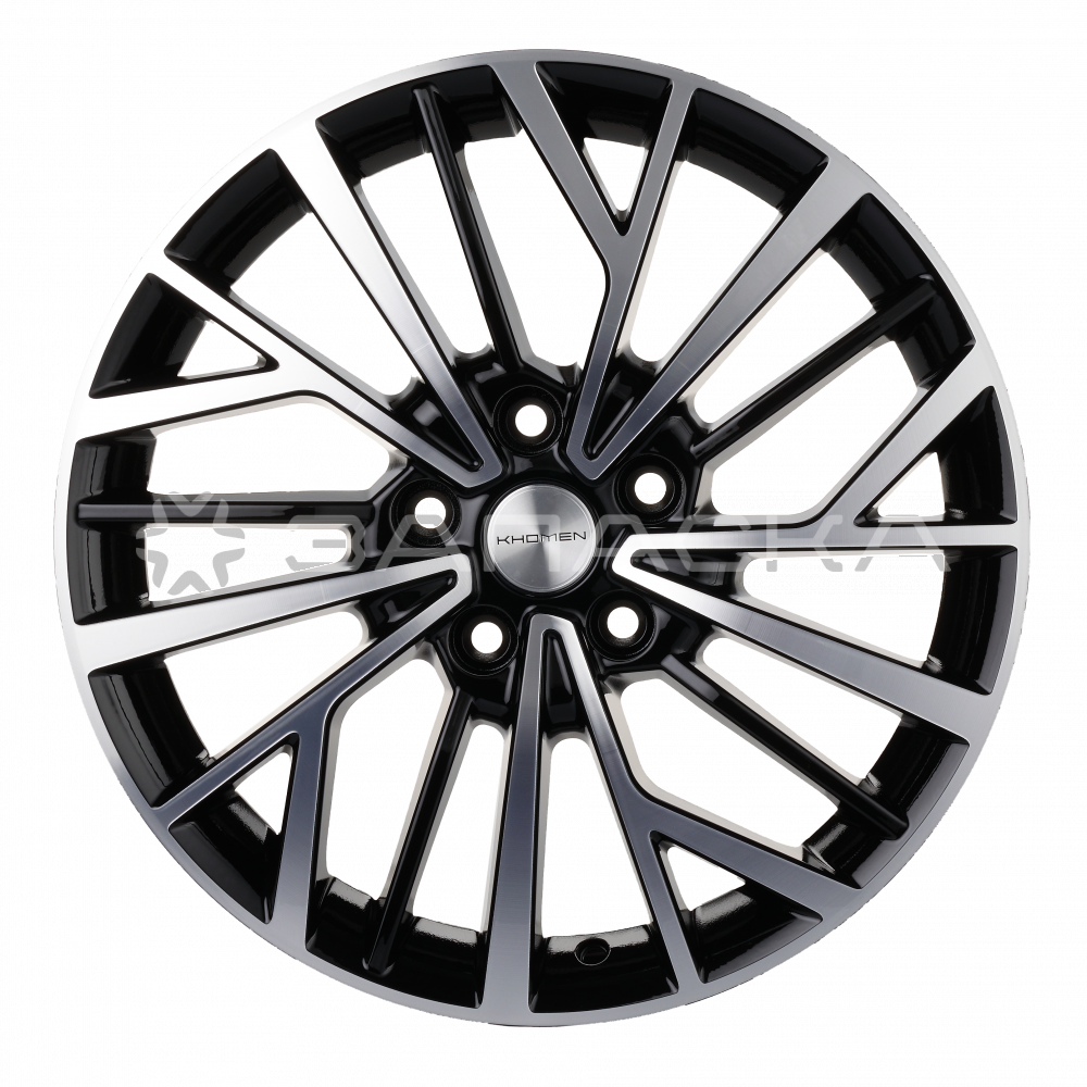 17 Khomen KHW1717 ZV Haval Jolion 7.0*17 5*114.3 ET37 D66.5 BLACK-FP KHW1717