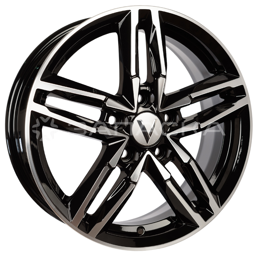 16 Вектор K184 Sayan 6.0*16 5*100 ET38 D57.1 Алмаз черный K184 Sayan