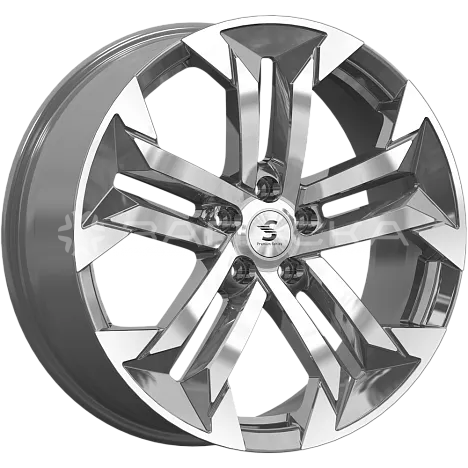 19 SKAD Premium Series КР015 Sorento/Santa Fe 7.5*19 5*114.3 ET49.5 D67.1 Diamond gloss gra КР015