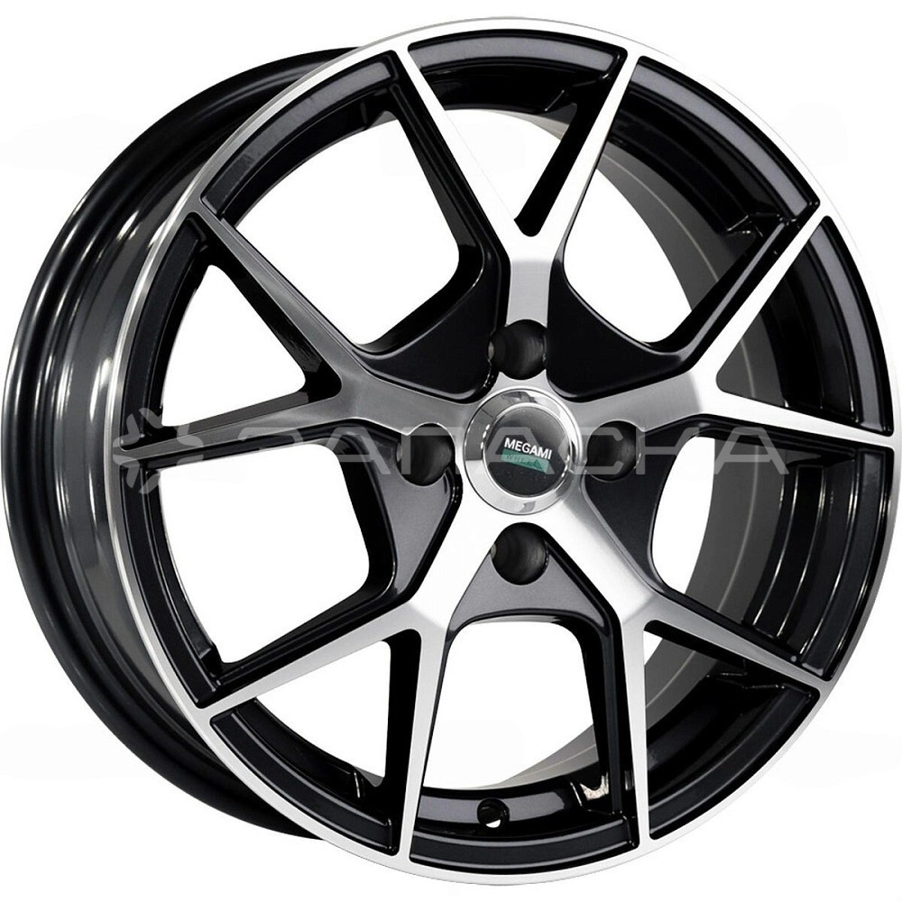 14 Megami MGM-18 5.5*14 4*100 ET35 D67.1 BKF MGM-18