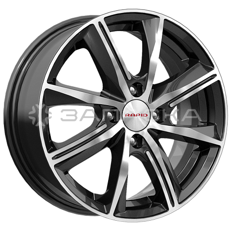 16 КиК Арнар 7.0*16 5*100 ET38 D67.1 алмаз черный Арнар