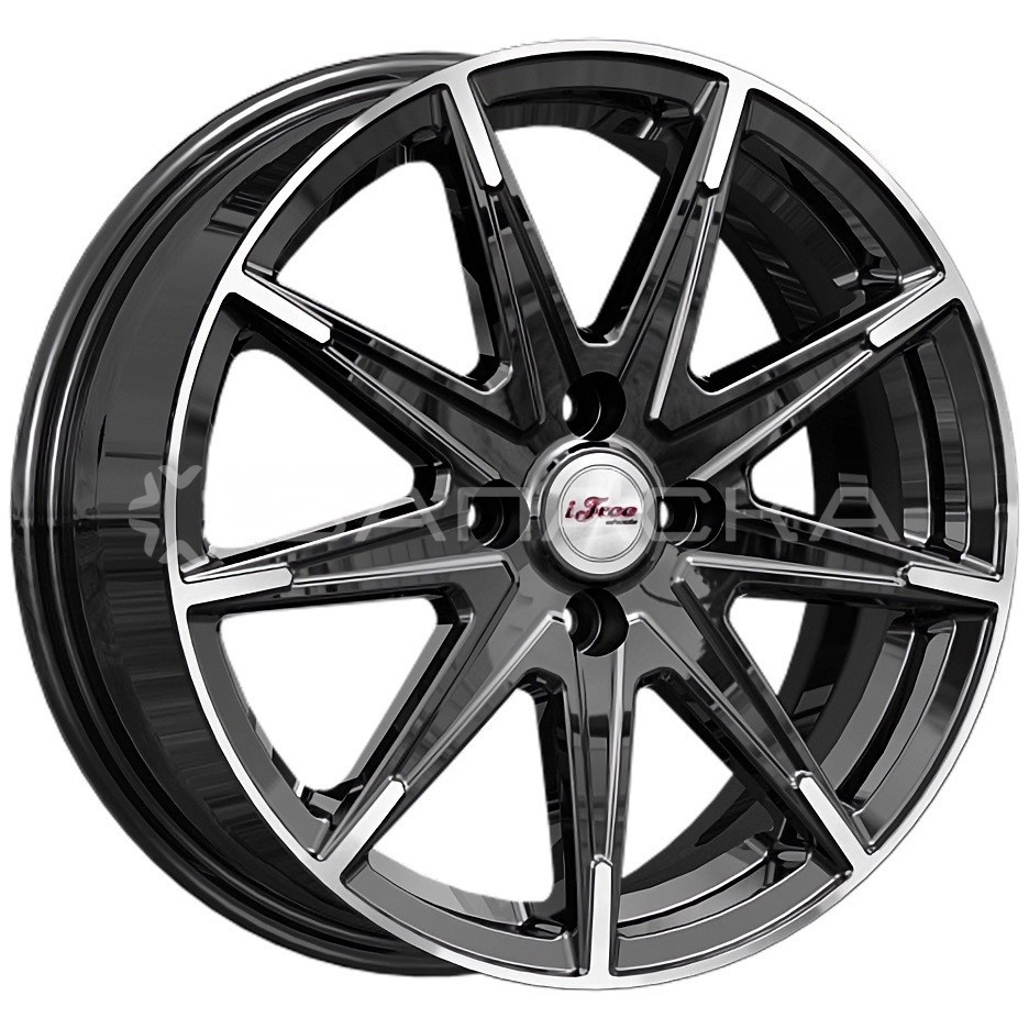 16 iFree Хит 6.0*16 4*100 ET45 D60.1 Блэк Джек Хит