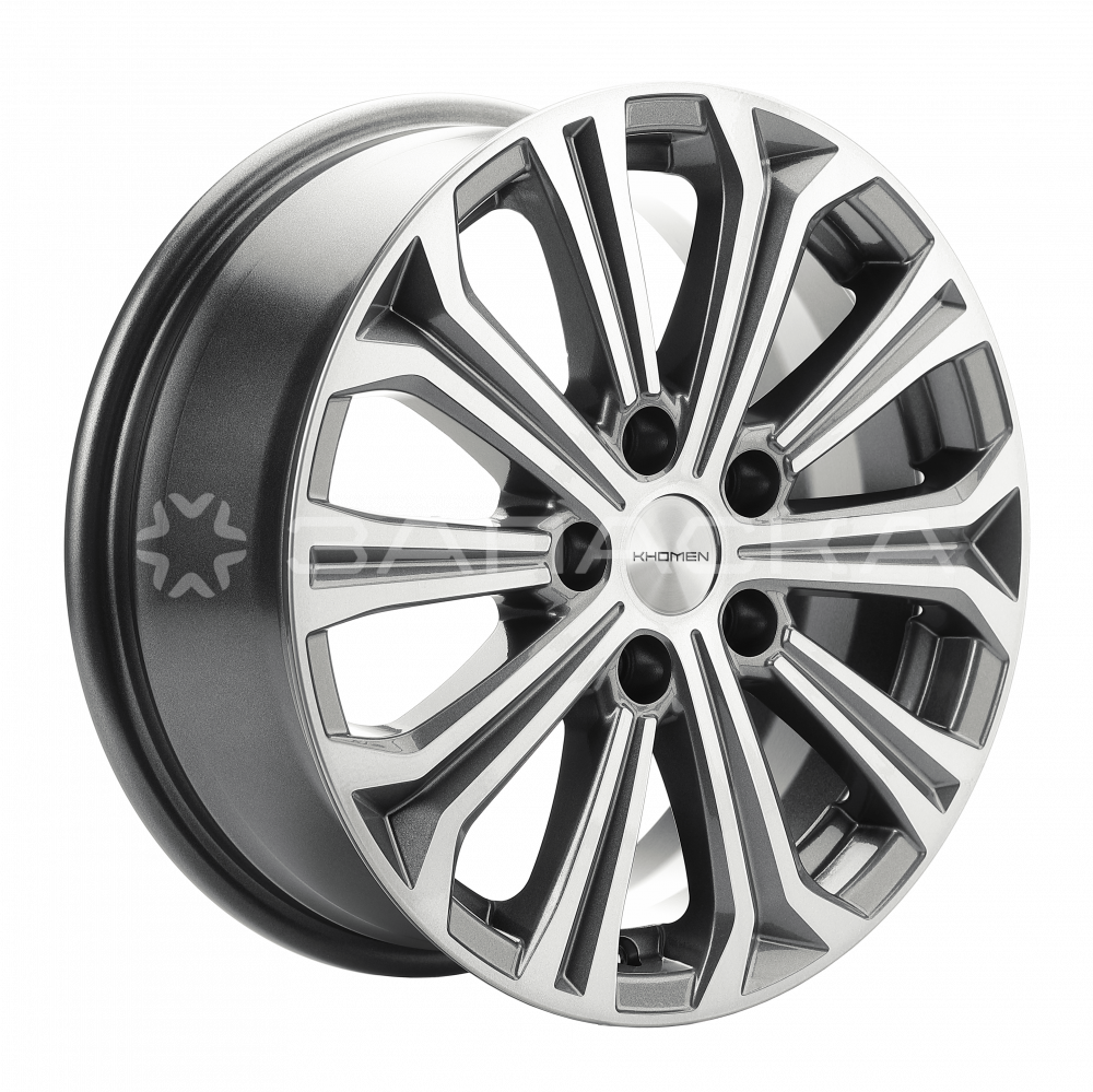 16 Khomen KHW1610 ZV Optima 6.5*16 5*114.3 ET41 D67.1 GRAY-FP KHW1610
