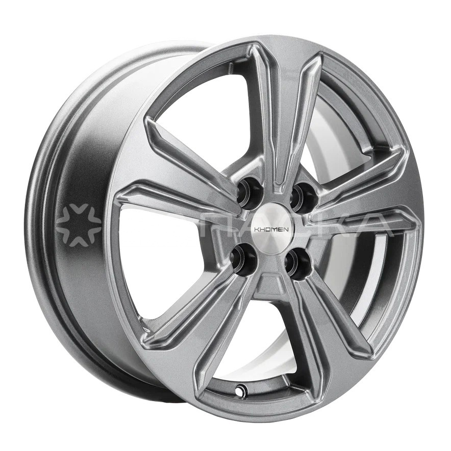 15 Khomen KHW1502 Solaris I 6.0*15 4*100 ET48 D54.1 GRAY KHW1502