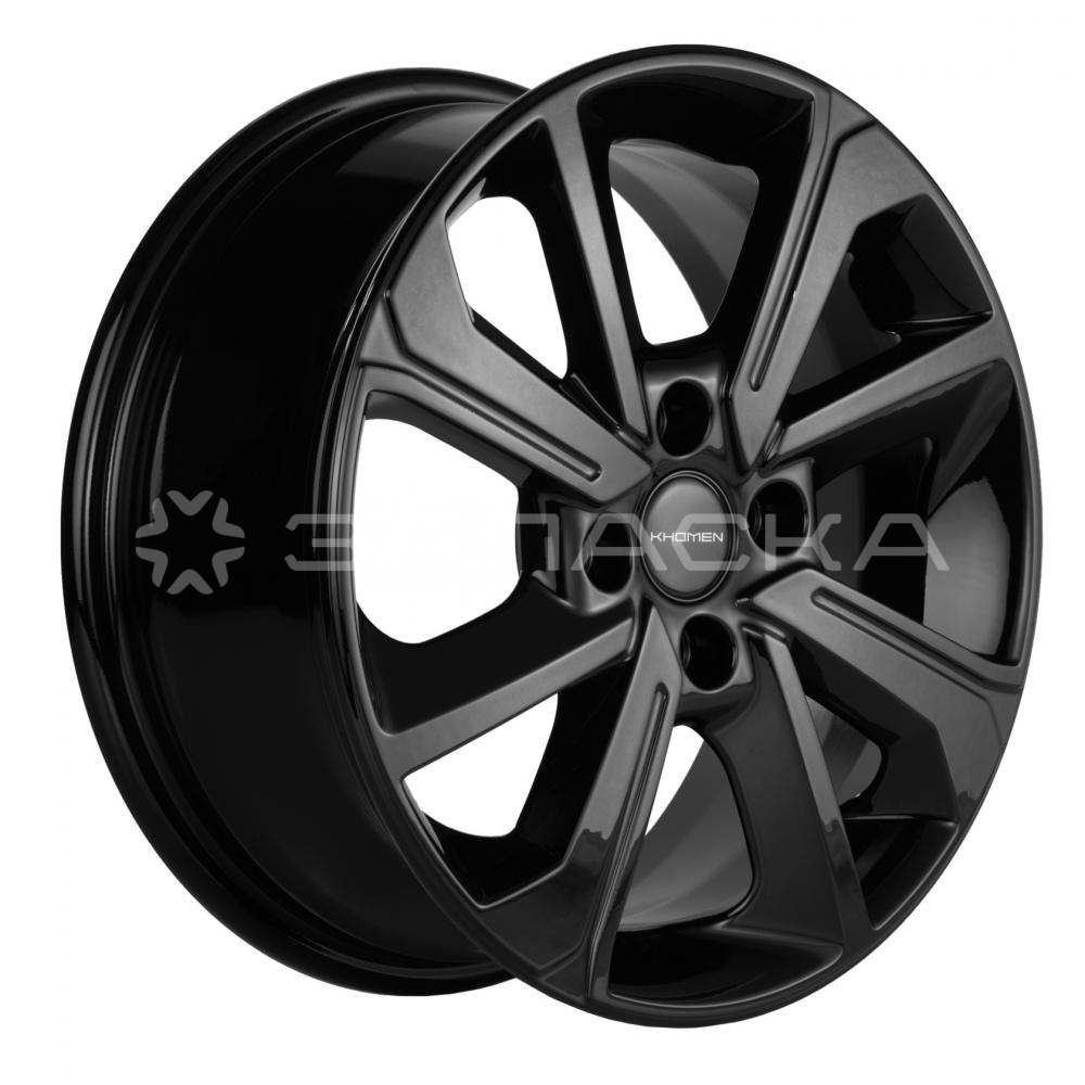 15 Khomen KHW1501 ZV Vesta/Almera 6.0*15 4*100 ET50 D60.1 BLACK KHW1501