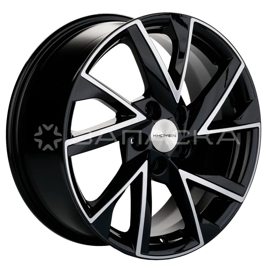 17 Khomen KHW1714 Kodiaq 7.0*17 5*112 ET40 D57.1 BLACK-FP KHW1714