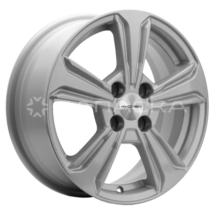 15 Khomen KHW1502 Solaris II 6.0*15 4*100 ET46 D54.1 F-SILVER KHW1502