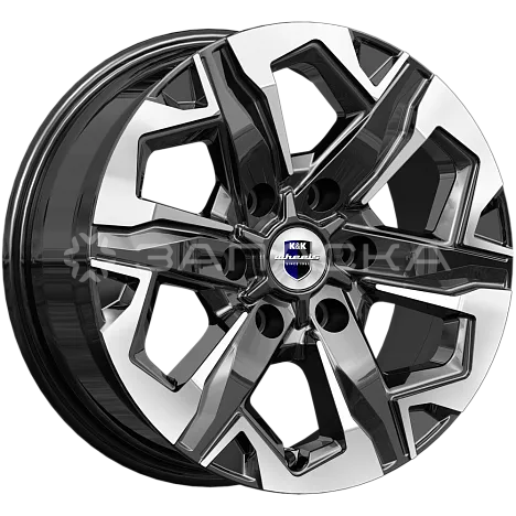 17 КиК Тейт 7.5*17 6*139.7 ET36 D100.1 алмаз черный Тейт