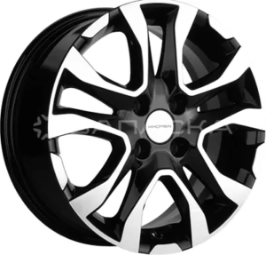 15 Khomen KHW1503 Vesta 6.0*15 4*100 ET50 В60.1 BLACK-FP KHW1503