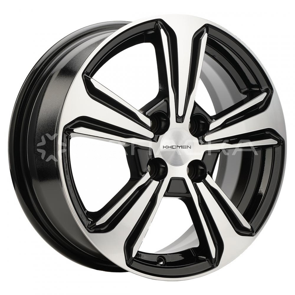 15 Khomen KHW1502 Solaris I 6.0*15 4*100 ET48 D54.1 BLACK-FP KHW1502