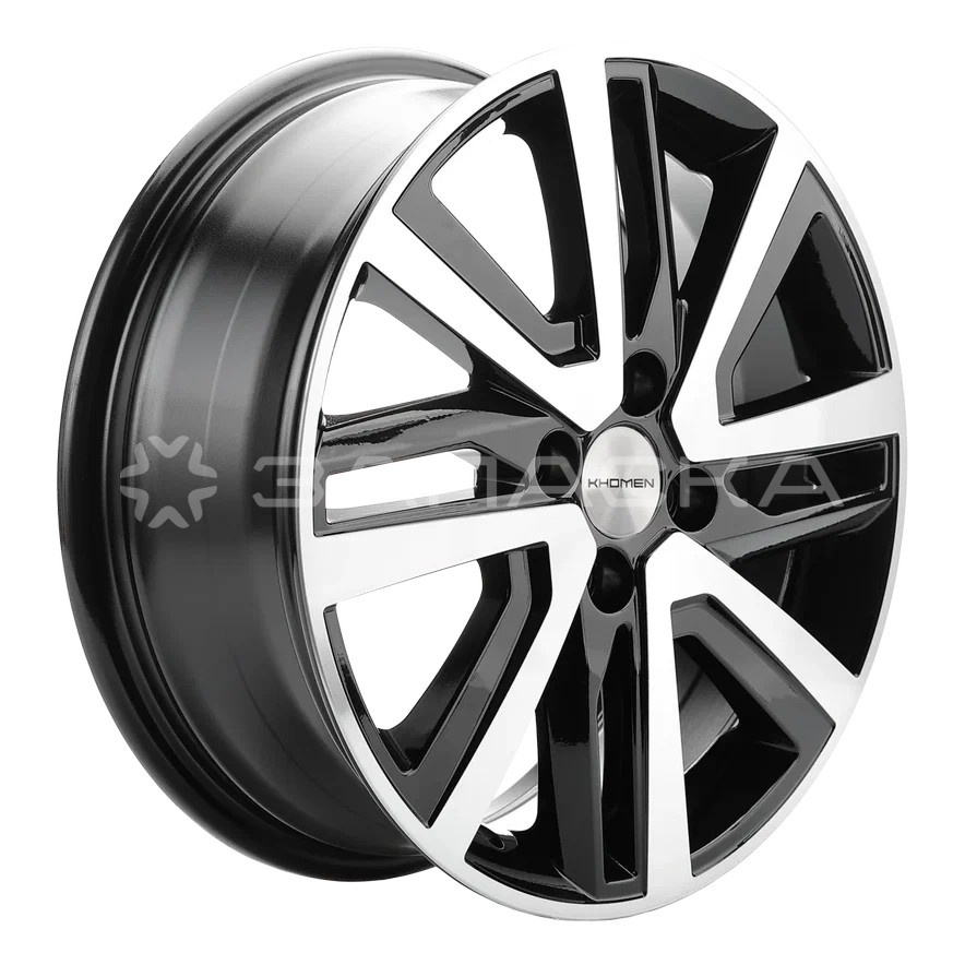 16 Khomen KHW1609 Stepway 6.0*16 4*100 ET37 D60.1 BLACK-FP KHW1609