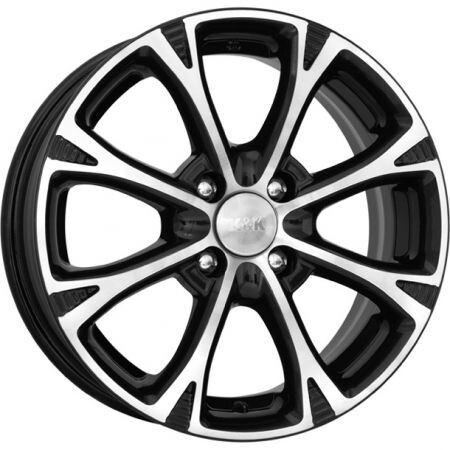 Диски Блюз K&K Блюз 6x15 4*100 Et:38 Dia:67,1 алмаз черный