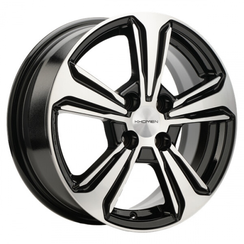 Диски 1502 Khomen 1502 6x15 4*100 Et:46 Dia:54,1 BLACK-FP