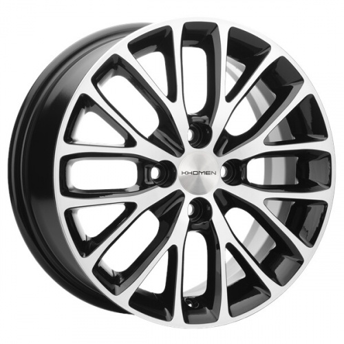 Диски 1506 Khomen 1506 6x15 4*100 Et:37 Dia:60,1 BLACK-FP