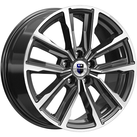 Диски Лацио K&K Лацио 7,5x17 5*114,3 Et:35 Dia:67,1 алмаз чёрный
