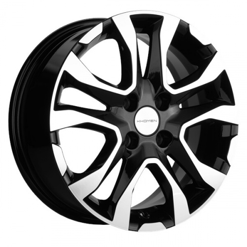 Диски 1503 Khomen 1503 6x15 4*100 Et:46 Dia:54,1 Black-FP