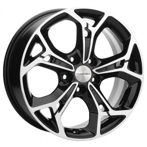 Диски 1702 Khomen 1702 7x17 5*114,3 Et:49 Dia:67,1 BLACK-FP