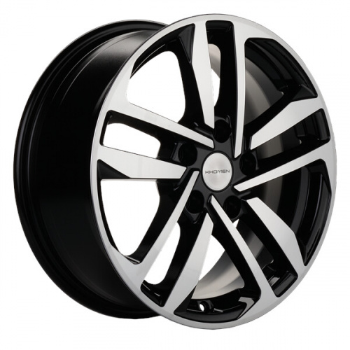Диски 1612 Khomen 1612 6,5x16 5*100 Et:39 Dia:57,1 Black-FP