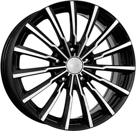Диски Акцент K&K Акцент 5,5x14 4*100 Et:46 Dia:54,1 алмаз черный