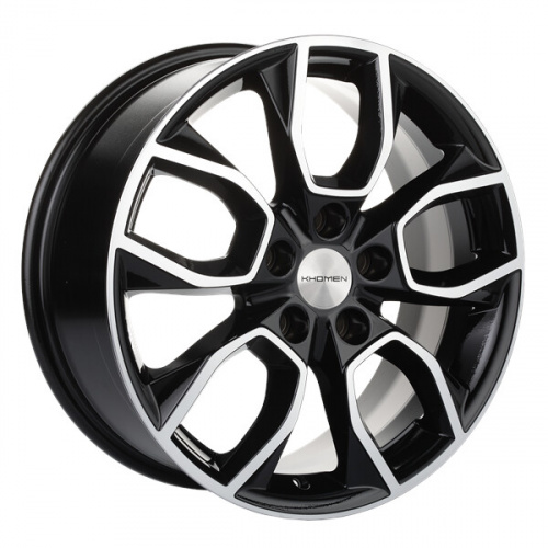 Диски 1713 Khomen 1713 7x17 5*108 Et:45 Dia:60,1 Black-FP