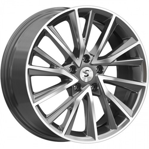 Диски КР010 Premium Series КР010 7,5x18 5*114,3 Et:45 Dia:60,1 Diamond Gloss Graphite
