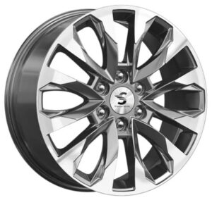 Диски КР007 Premium Series КР007 8x20 6*139,7 Et:38 Dia:67,1 Diamond Gloss Graphite