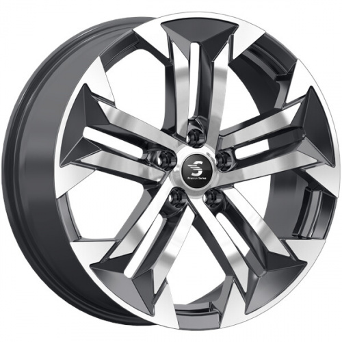 Диски КР015 Premium Series КР015 7,5x19 5*108 Et:36 Dia:65,1 Diamond Black Gris