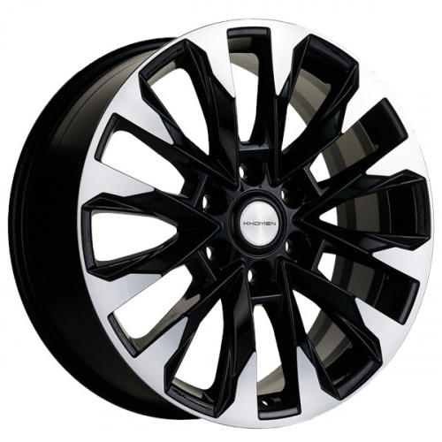 Диски 2010 Khomen 2010 8x20 6*114,3 Et:40 Dia:67,1 Black-FP