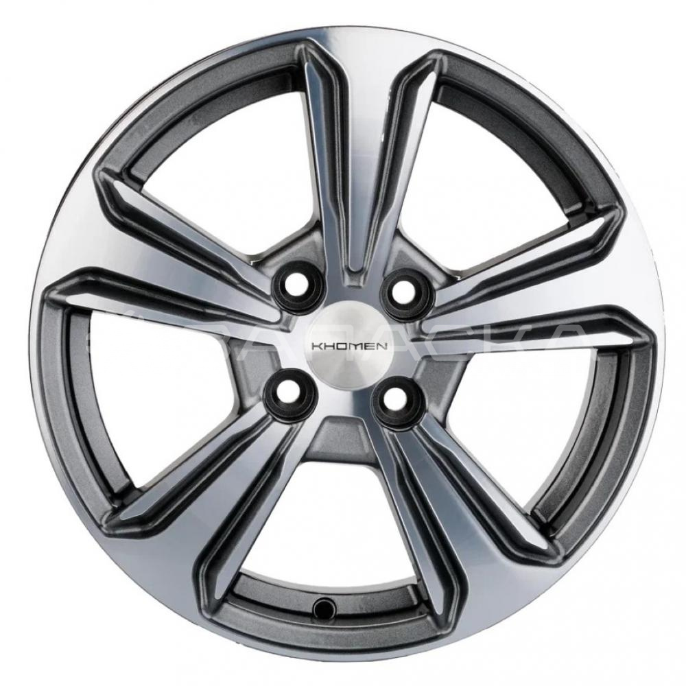 15 Khomen KHW1502 ZV Vesta/Almera 6.0*15 4*100 ET50 D60.1 GRAY KHW1502