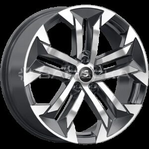 19 SKAD Premium Series КР015 EXEED TXL/VX 7.5*19 5*108 ET36 D65.1 Diamond Black Gris КР015